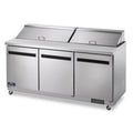 Arctic Air AMT72R 3 Door Sandwich/Salad Prep Table