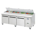 Arctic Air APP94R 3 Door Pizza Prep Table Refrigerator