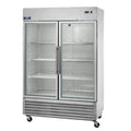 Arctic Air AGR49 2 Glass Door Reach-in Refrigerator